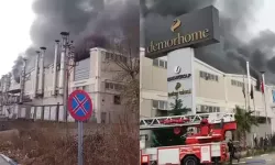 Bursa’da Tekstil Fabrikasında Yangın