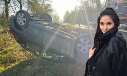 Otomobil, Takla Attı; Sürücüsü Sudenur Hayatını Kaybetti