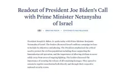 Biden Ve Netanyahu Telefonda Görüştü