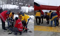 72 Yaşındaki Hasta, Bahçesaray'dan Ambulans Helikopterle Van'a Sevk Edildi