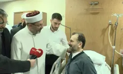 Diyanet İşleri Başkanı Ali Erbaş Saldırıya Uğrayan Fatih Camisi İmamını Ziyaret Etti