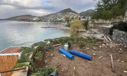 Bodrum'da Halk Plajı Yapılacak Sahili İşgal Eden Yapılar Kaldırıldı