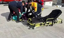 Hamile Kadın, Ambulans Helikopterle Sevk Edildi