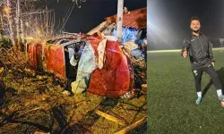 Otomobil Evin Bahçesine Düştü; Amatör Futbolcu Burak Yaşamını Yitirdi