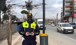 Tekirdağ'da, dron destekli trafik denetiminde 2 kaçak göçmen yakalandı
