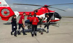 Ambulans Helikopter Kalp Yetmezliği Hastası İçin Havalandı