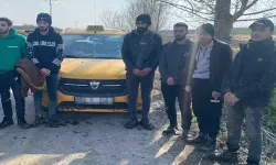 Takside 9 Kaçak Göçmen Yakalandı