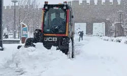 Erzurum'da 547 Kırsal Mahallenin Yolu Kardan Kapandı