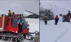 Bingöl’de Dağda Mahsur Kalan 2 Avcı, Askeri Helikopterle Kurtarıldı