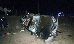 Erbaa'da Otomobil Takla Attı; 4 Yaralı