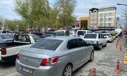 Erbaa’da Bayram Öncesi Trafik Yoğunluğu Arttı