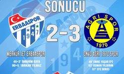 Erbaa’da Şok Sonuç: Erbaaspor 2-3 Onvo Ağrı 1970 Spor