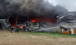 Aksaray'da Yağ Fabrikasında Yangın