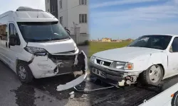 Minibüsle Otomobil Çarpıştı: 7 Yaralı