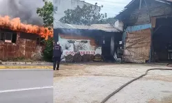 Kereste Üretim Tesisi Ofisinde Yangın Meydana Geldi