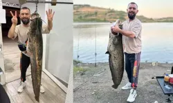 Baraj Gölünde 24 Kiloluk Yayın Balığı Yakaladılar