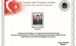 MSB: Pençe-Kilit Bölgesinde 1 Asker Şehit Oldu; 3 Terörist Etkisiz Hale Getirildi