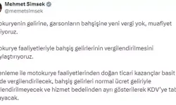 Bakan Şimşek: Motokuryenin Gelirine, Garsonların Bahşişine Yeni Vergi Yok