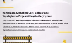 Çanakkale Belediyesi Tarafından 'Yayalaştırma Projesi' Hayata Geçiriliyor