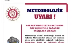Ankara Valiliği'nden 'Sağanak' Uyarısı