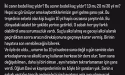 Naldo’dan Oğlu Ve Kayınpederinin Ölümünden 10 Yıl Hapis Alan Alkollü Sürücüye: Tanrı Sana Değişebilmen İçin Şans Verdi