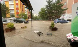 Karabük'te Sağanak Su Baskınına Sebep Oldu