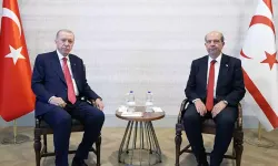 Cumhurbaşkanı Erdoğan, KKTC Cumhurbaşkanı Tatar ile görüştü