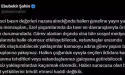 RTÜK Başkanı Şahin: Haber Sunucusu Olan Birinin Devlet Yetkililerini Tehdit Etmesi Haddi Değildir