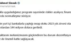 Bakan Şimşek: TCMB'nin Swap Stoku 144 Milyon Dolara Geriledi