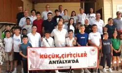 Küçük çiftçiler Antalya'da