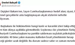 Bahçeli: İsrail Dışişleri Bakanı'nın Alçak Sözlerini Nefretle Lanetliyorum