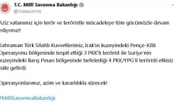 Irak Ve Suriye'nin Kuzeyinde 7 Terörist Etkisiz Hale Getirildi