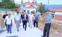 Turhal Kaymakamı Ersin Tepeli, Erenli Köyündeki Altyapı Çalışmalarını İnceledi