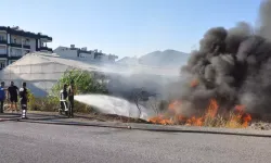 Gazipaşa'da Arazi Yangını