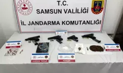 Samsun’da Uyuşturucu Ve Silah Operasyonu