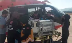 Tokat'ta Ambulans Helikopter, 1 Günlük Bebek İçin Havalandı