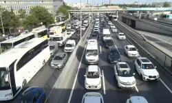 Metrobüs Hattındaki "Beyaz Yol" Çalışması Havadan Görüntülendi