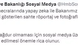 Bakanlık, Yapay Zeka ile Yapılan Dolandırıcılıklara Karşı Uyardı