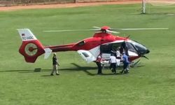 Erbaa'da Ambulans Helikopter Liseli Hasan İçin Zamanla Yarıştı