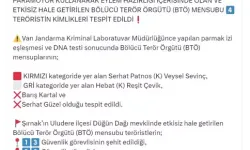 Şırnak'ta Etkisiz Hale Getirilen Paramotorlu Teröristlerden Biri Kırmızı, Biri Gri Kategoride