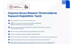 OSB Yönetmeliğinde Kapsamlı Reformlar Yapıldı