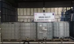 Ankara'da 6 Milyon TL Değerinde 10 Bin Litre Etil Alkol Ele Geçirildi