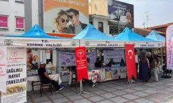 Edirne'de Halk Sağlığı Haftası Kapsamında Sağlık Taraması ve Bilgilendirme