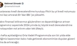 Bakan Şimşek: Üç Büyük Kredi Derecelendirme Kuruluşundan Not Artırımı Alan Tek Ülkeyiz