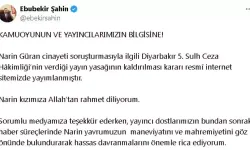 RTÜK Başkanı Şahin: Narin Güran Cinayeti Soruşturmasındaki Yayın Yasağı Kaldırıldı