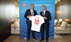 TFF Başkanı Hacıosmanoğlu, UEFA Başkanı Ceferin ile İsviçre'de Görüştü