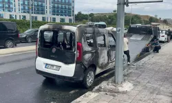 Kartal'da Adliye Önünde Araç Yakan Kişi Gözaltına Alındı