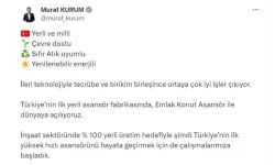 Bakan Kurum: Türkiye'nin İlk Yüksek Hızlı Asansörü Üzerinde Çalışmalar Başladı