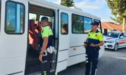 Jandarma'dan Okul Servis Araçlarına Yoğun Denetim