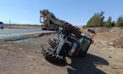 Gaziantep’te Beton Mikseri ile Traktör Çarpıştı: 3 Kişi Yaralandı